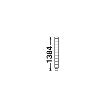 スーパーエレクター ポールの高さ1390